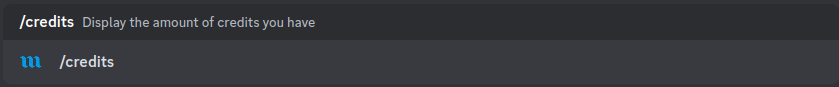 Discord Credits Command